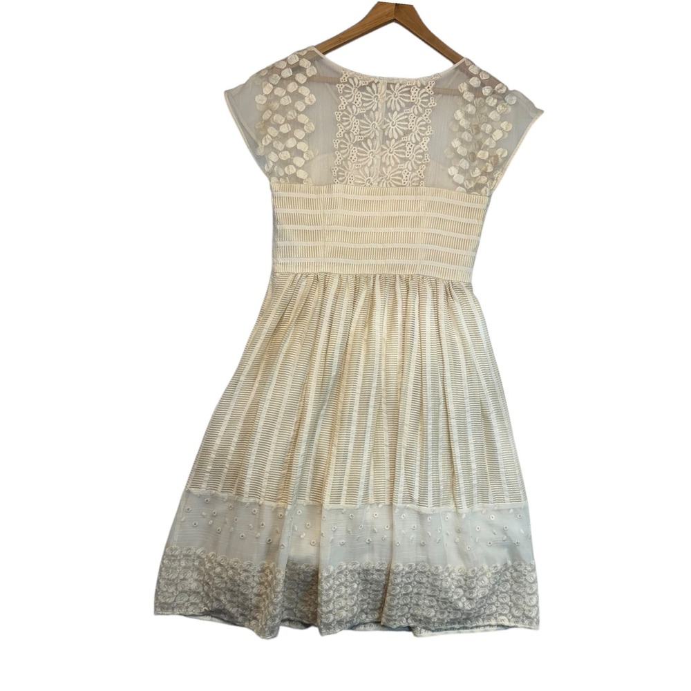 Moulinette Soeurs Ivory Floral Midi Dress - Picture 3 of 5
